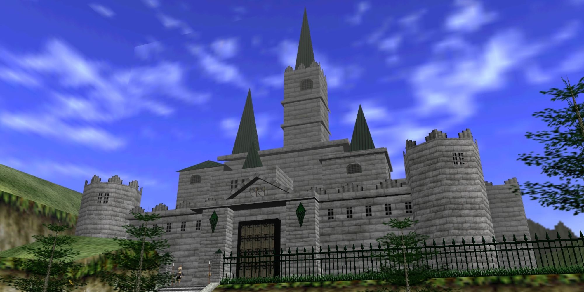 hyrule castle in ocarina of time
