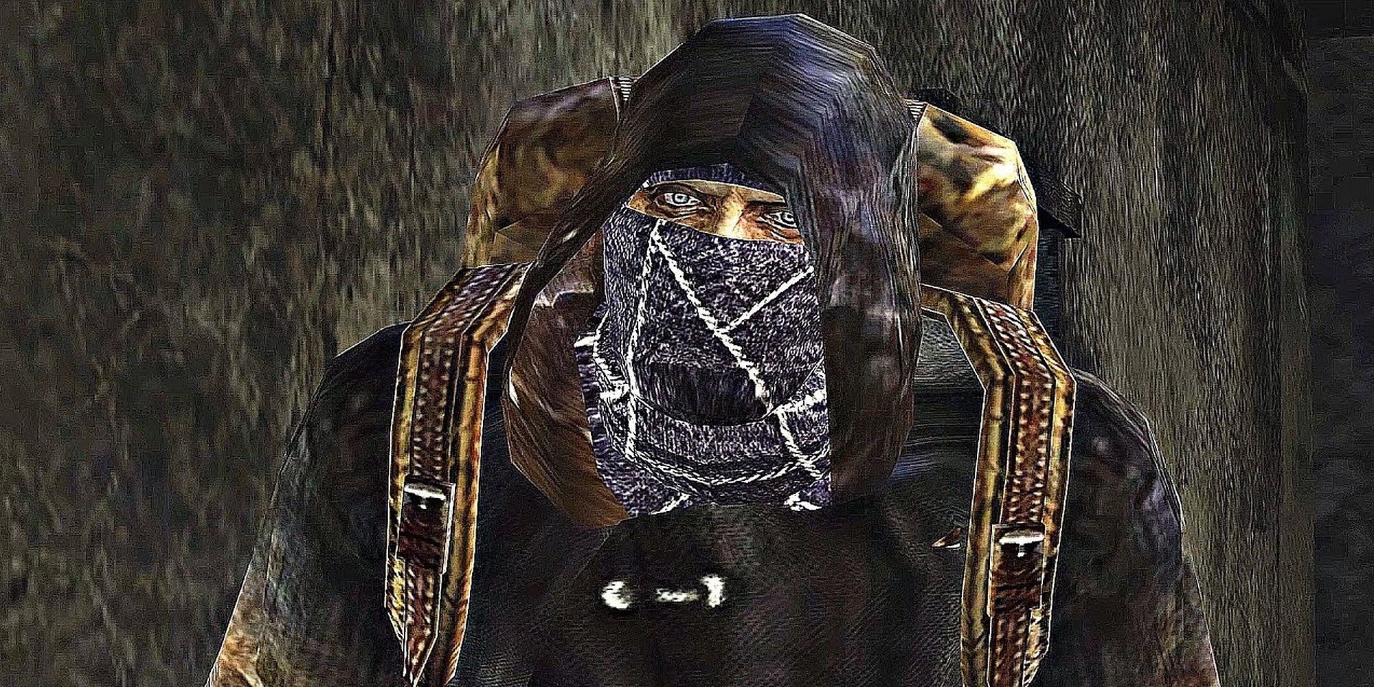 The Merchant as he appears in Resident Evil 4