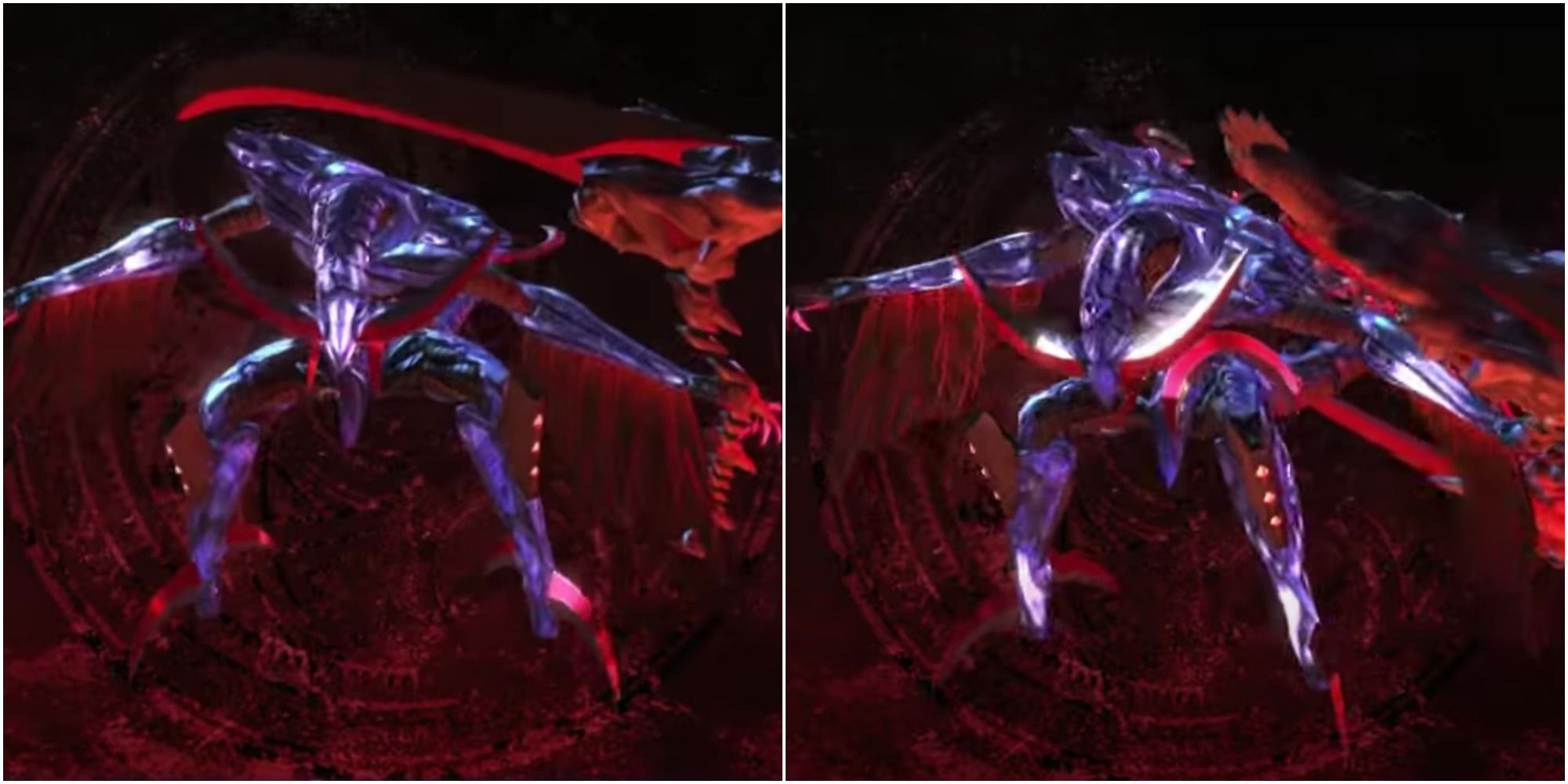 Hideous (right) and Hatred (left) demons in Bayonetta 2