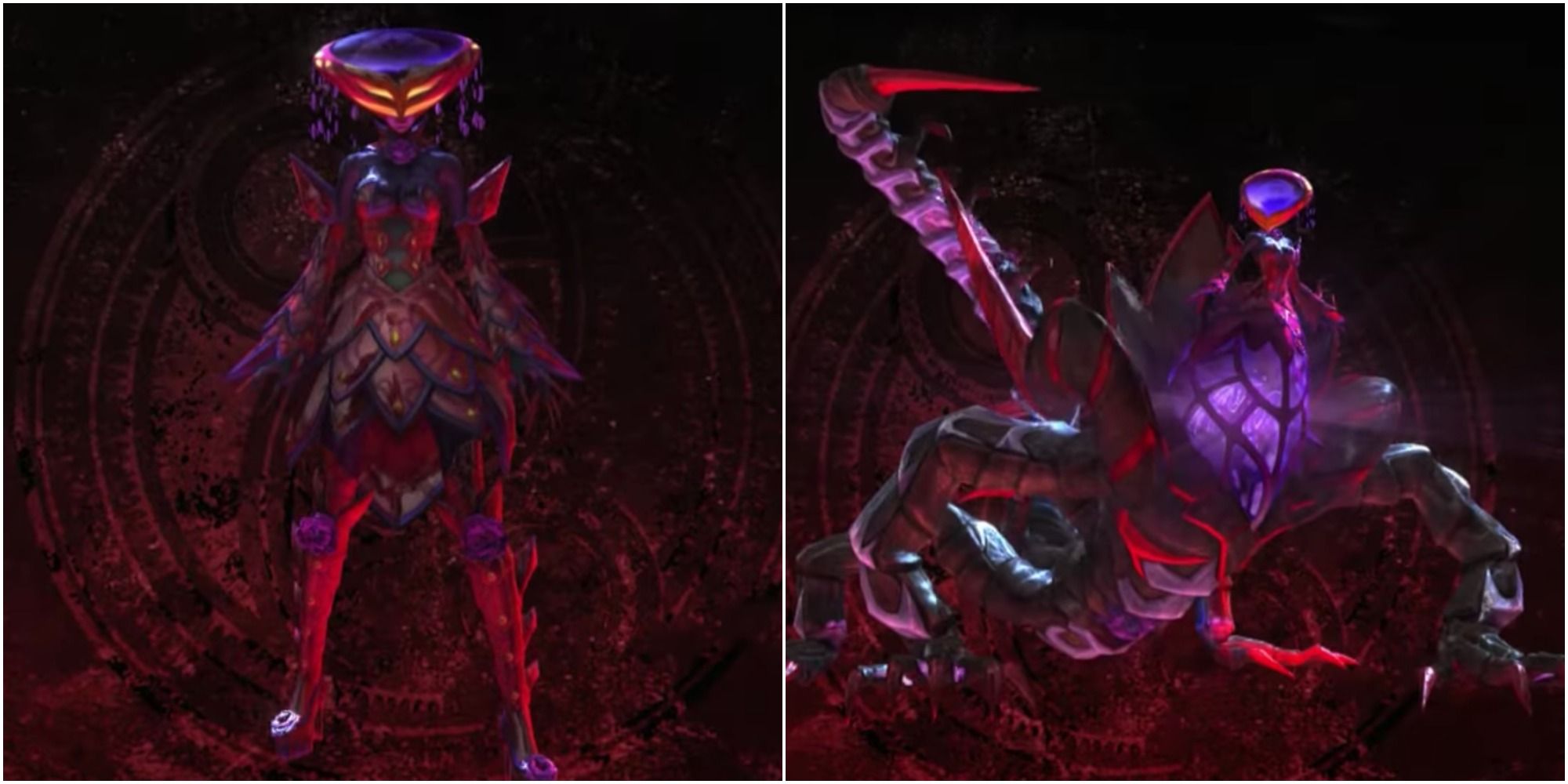 Alraune both forms Bayonetta 2 gallery
