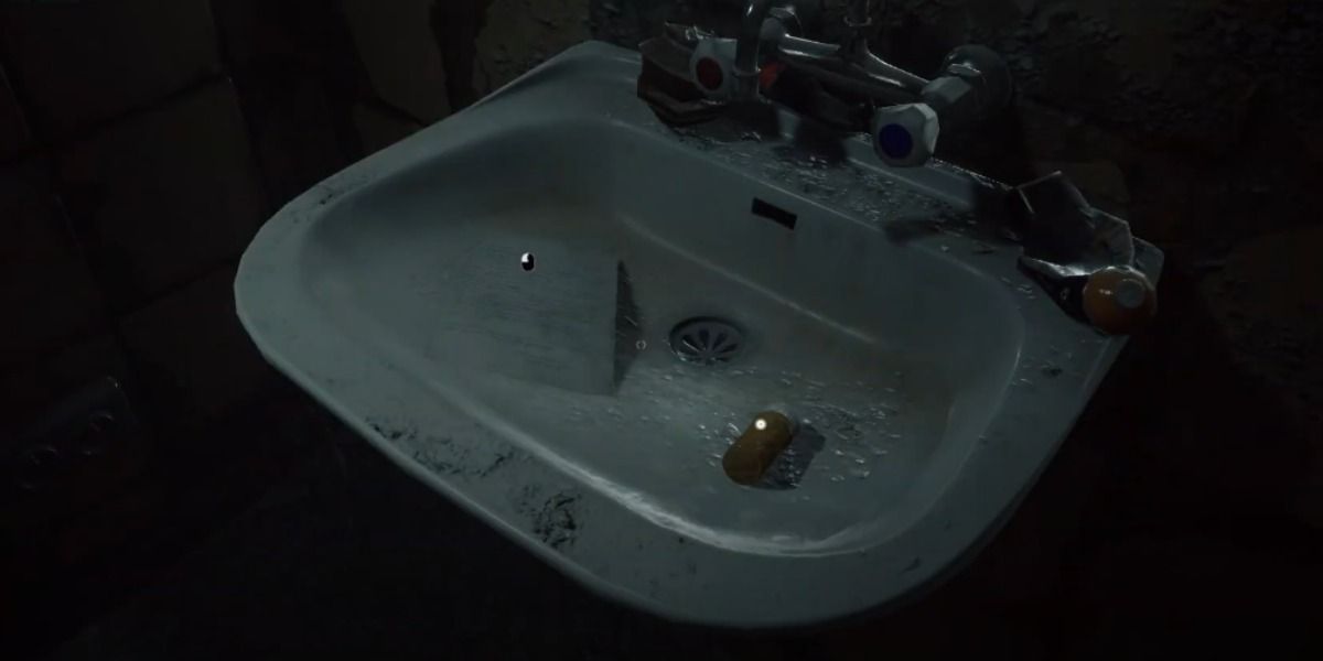 Richard's diary page in the sink