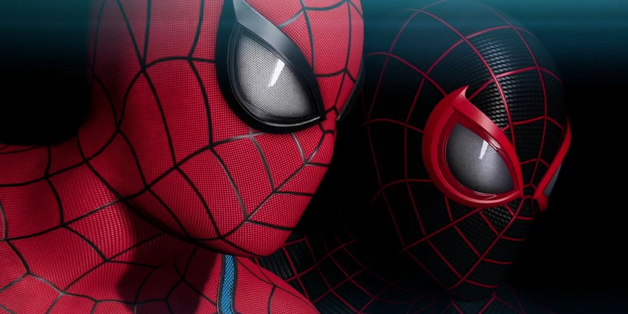 Headshots of both Peter (left) and Miles (right) in their suits