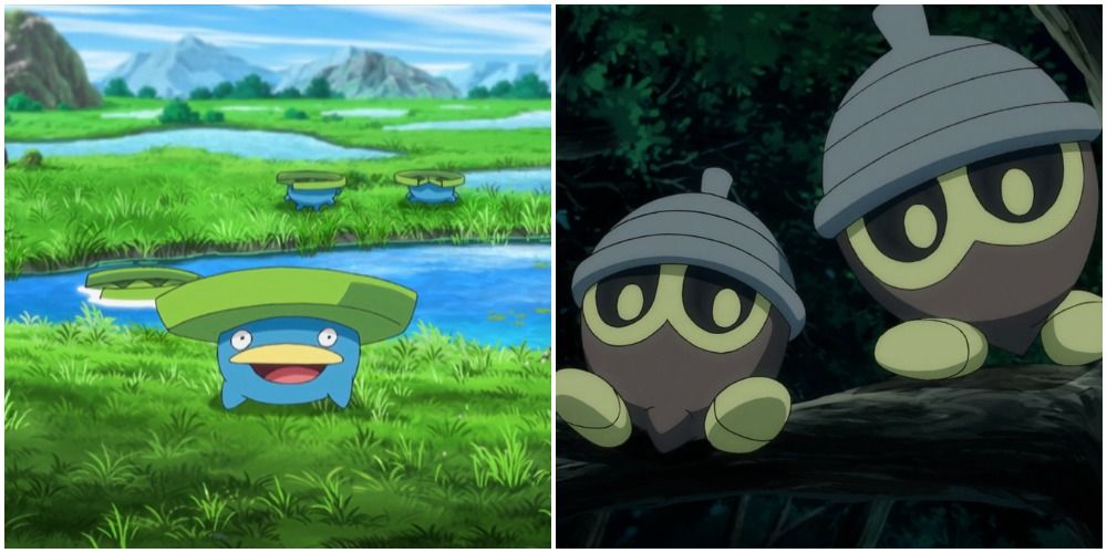 Pokemon Lotad and Seedot