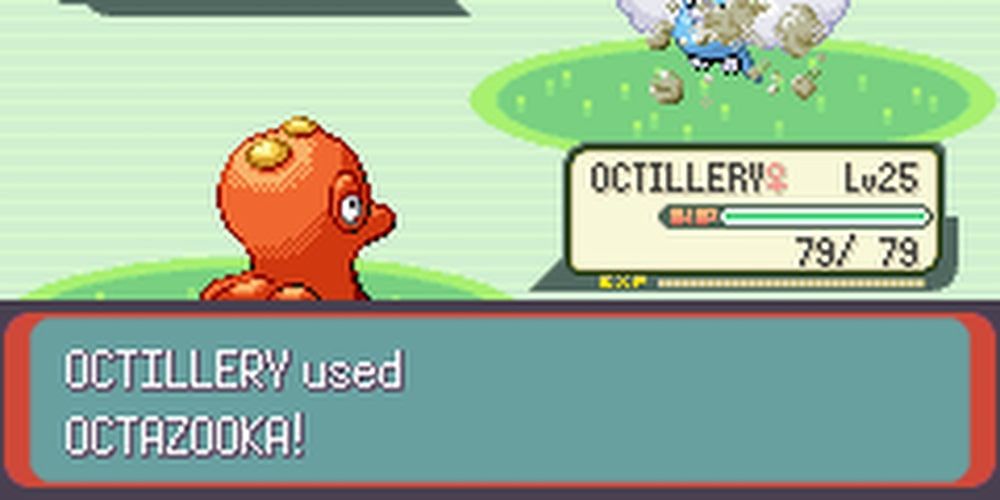 Pokemon Octillery Signature Move Octazooka