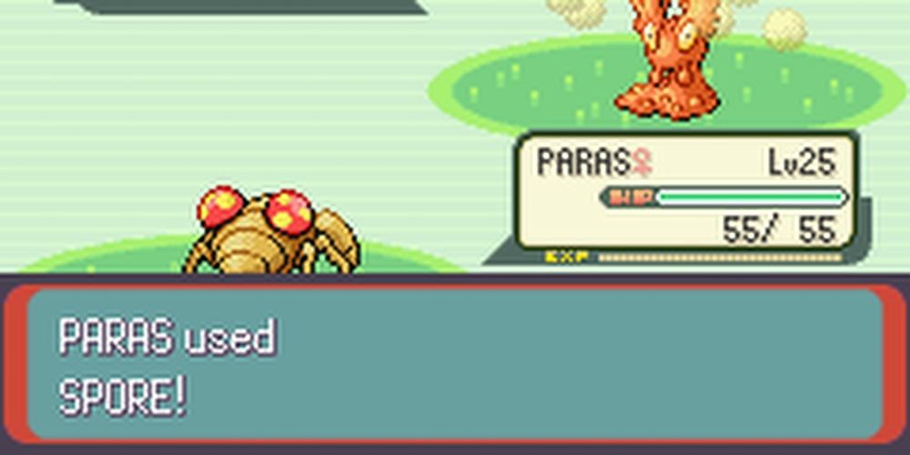 Pokemon Paras Signature Move Spore