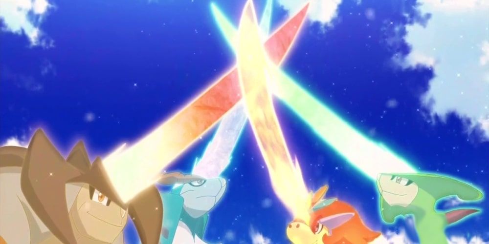 Pokemon Swords of Justice Signature Move Sacred Sword