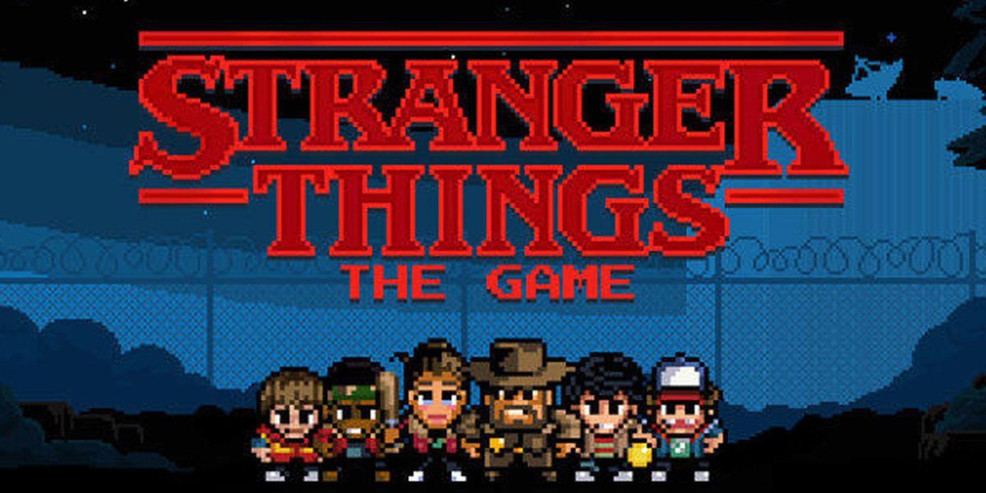 Stranger Things 1984 The Game official artwork main cast playable character sprites 