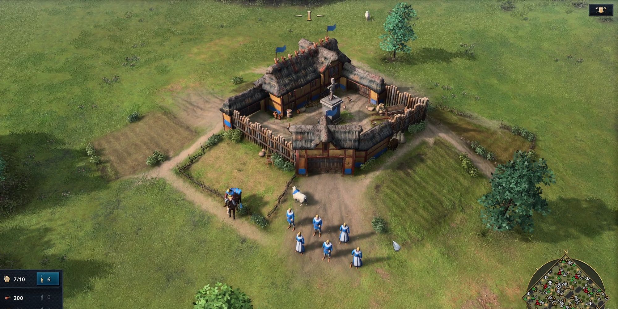 Age Of Empires IV: Villagers Spawning At Town Centre