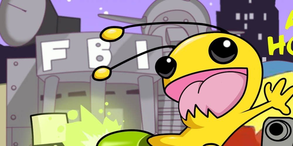Alien Hominid jumps into action