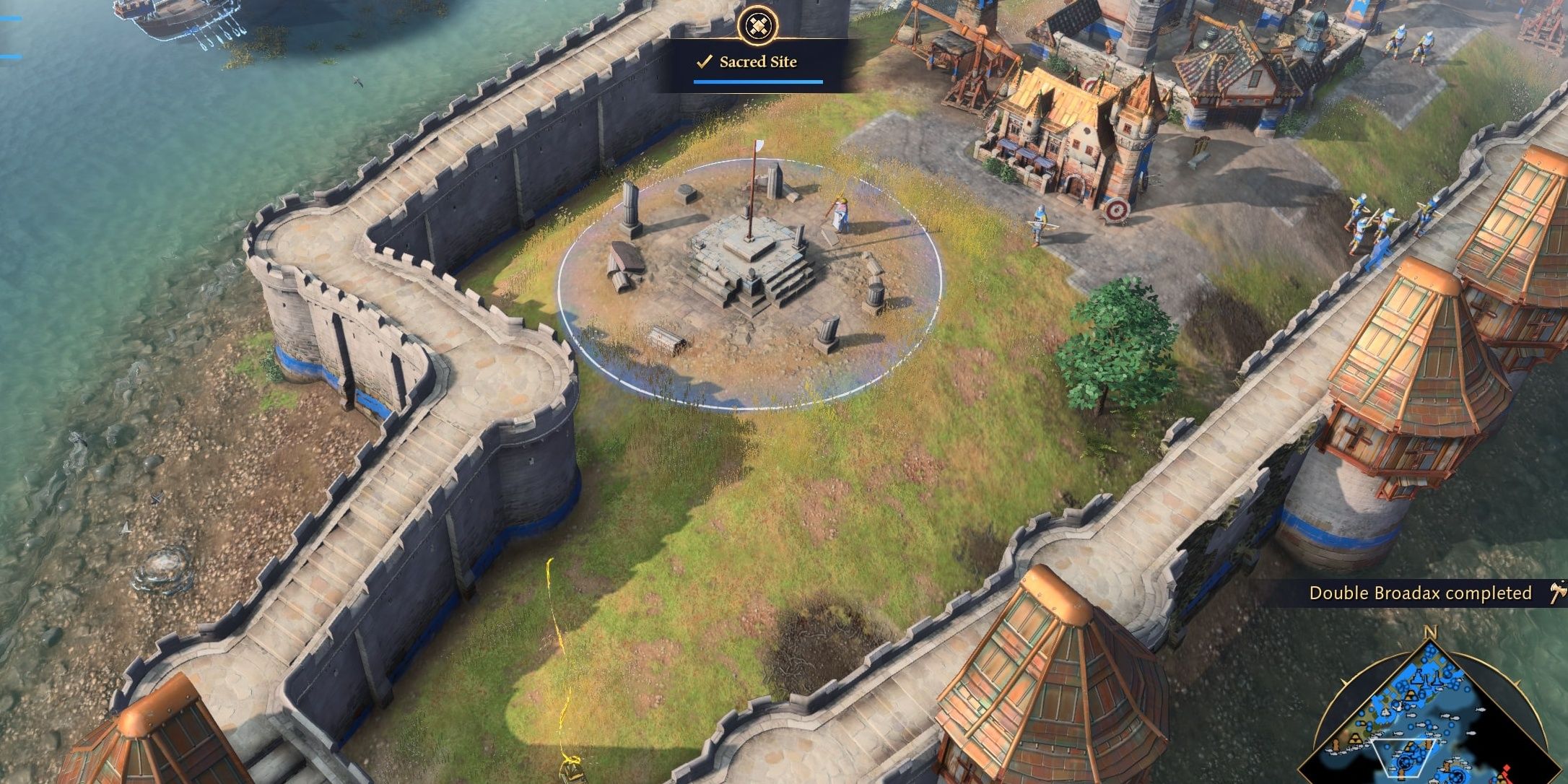 Securing a sacred site in Age of Empires IV