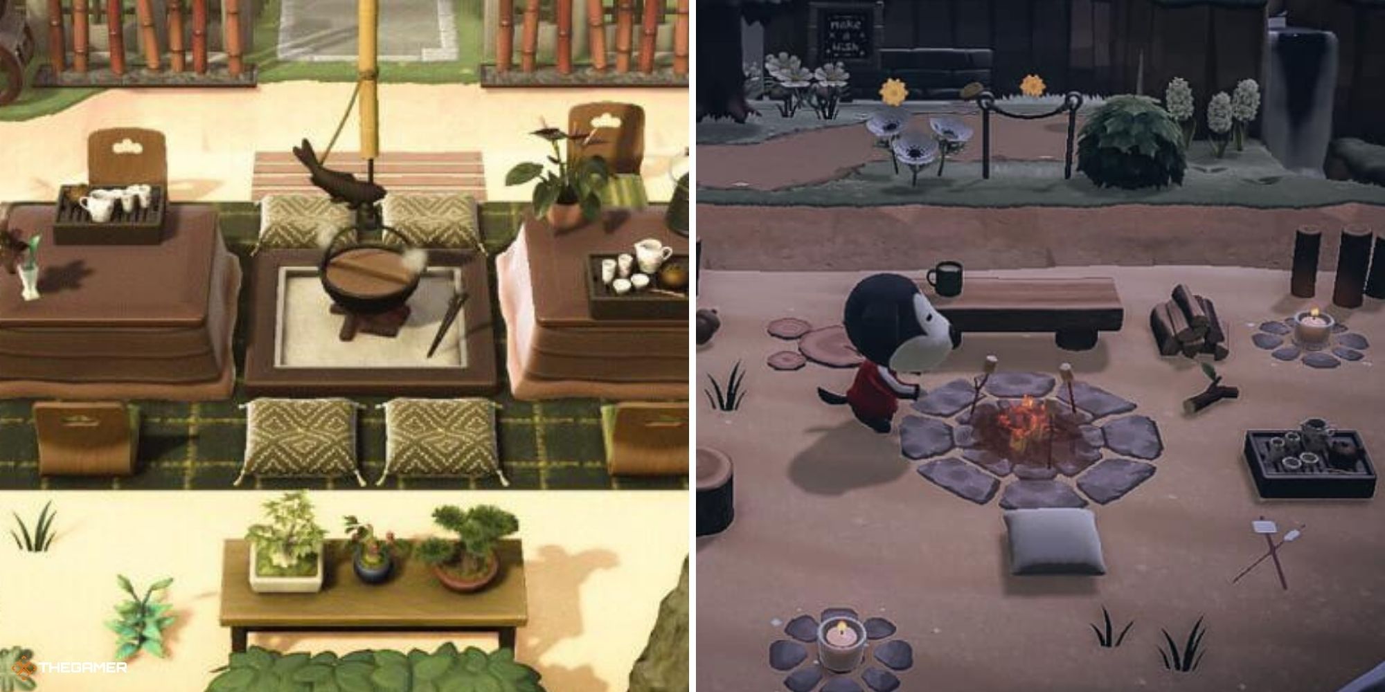 Animal Crossing New Horizons - Food By The Beach Examples