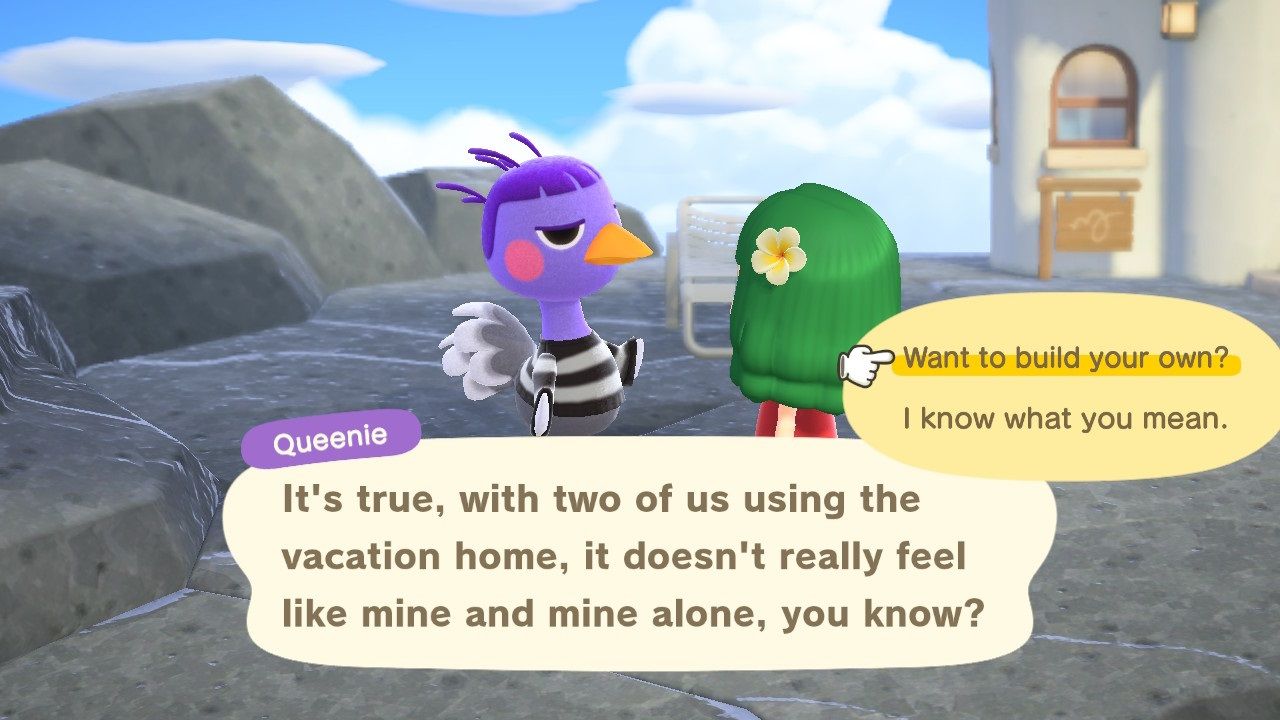 Animal Crossing New Horizons Happy Home Paradise - Offering to build a roommate their own home. 