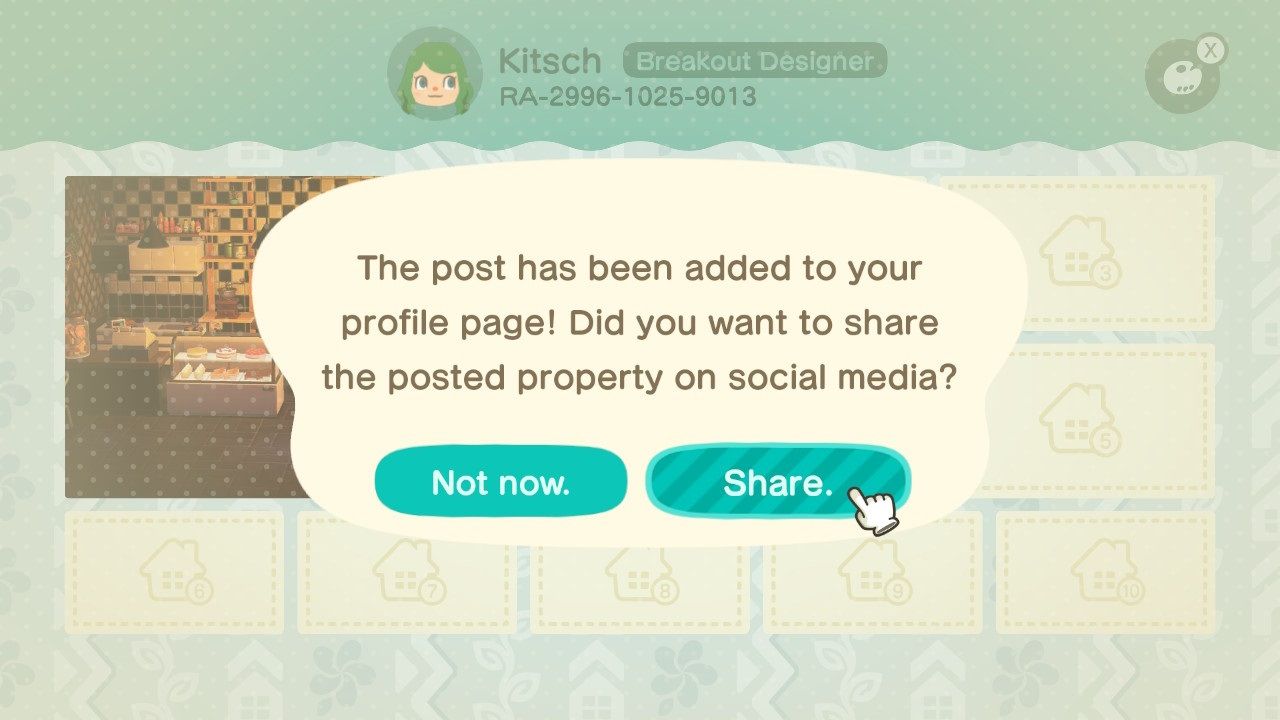 Animal Crossing New Horizons Happy Home Paradise profile