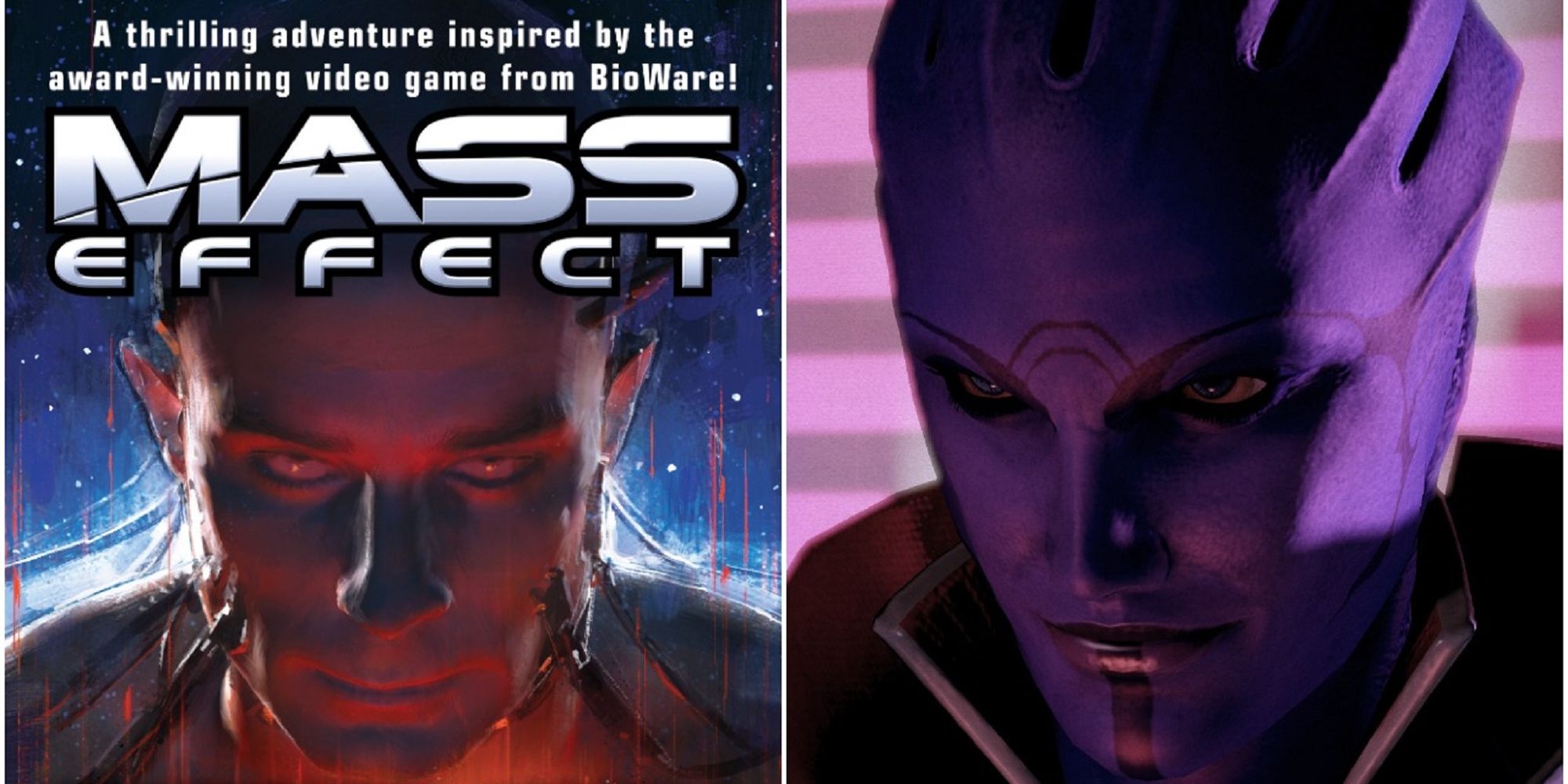 Aria T'Loak Mass Effect Retribution Cover Split Image