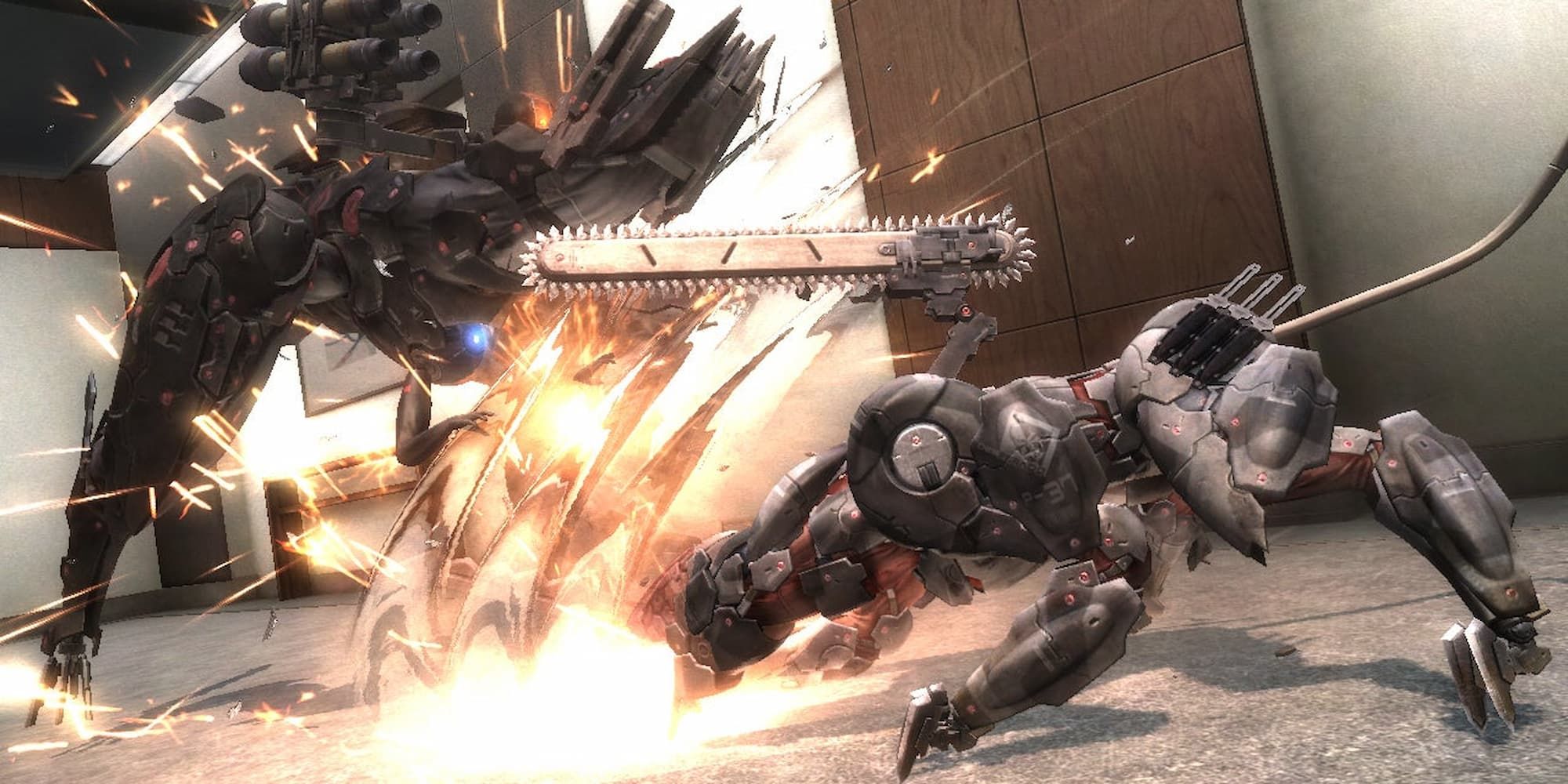 Blade Wolf fighting another AI unit