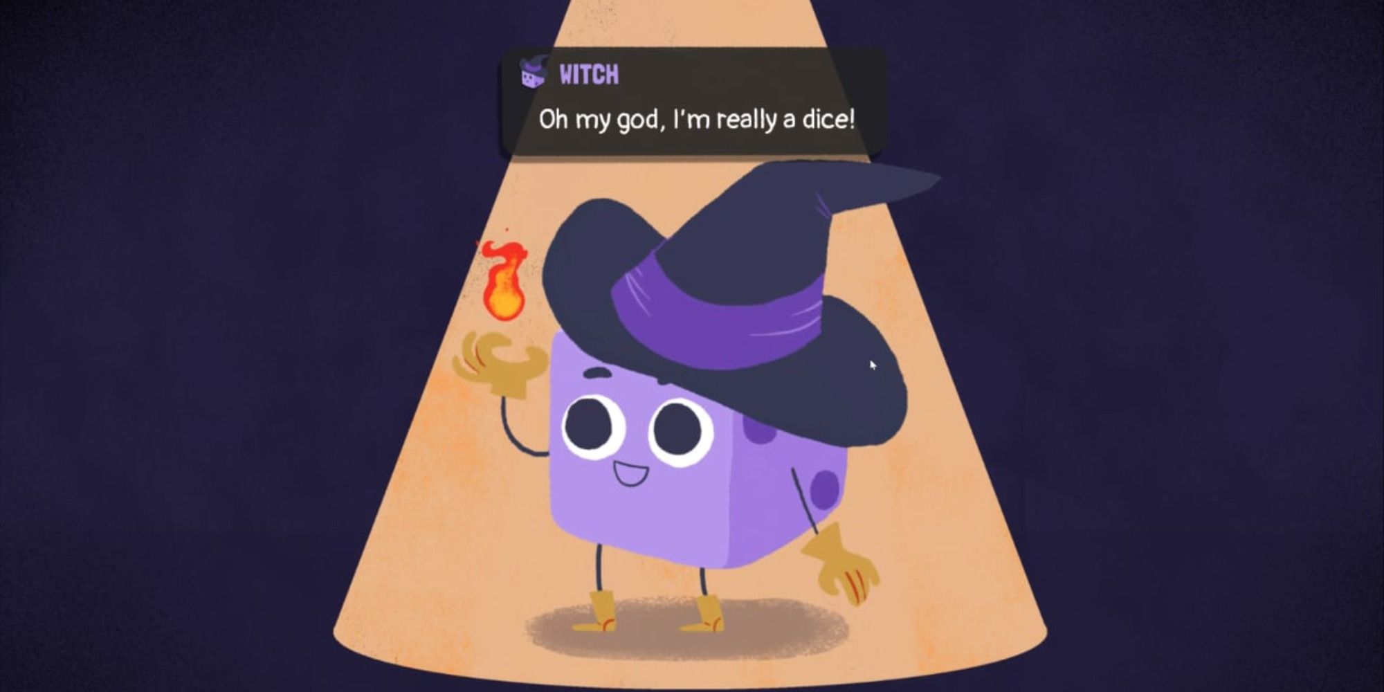 Dicey Dungeon Witch understanding they're a dice