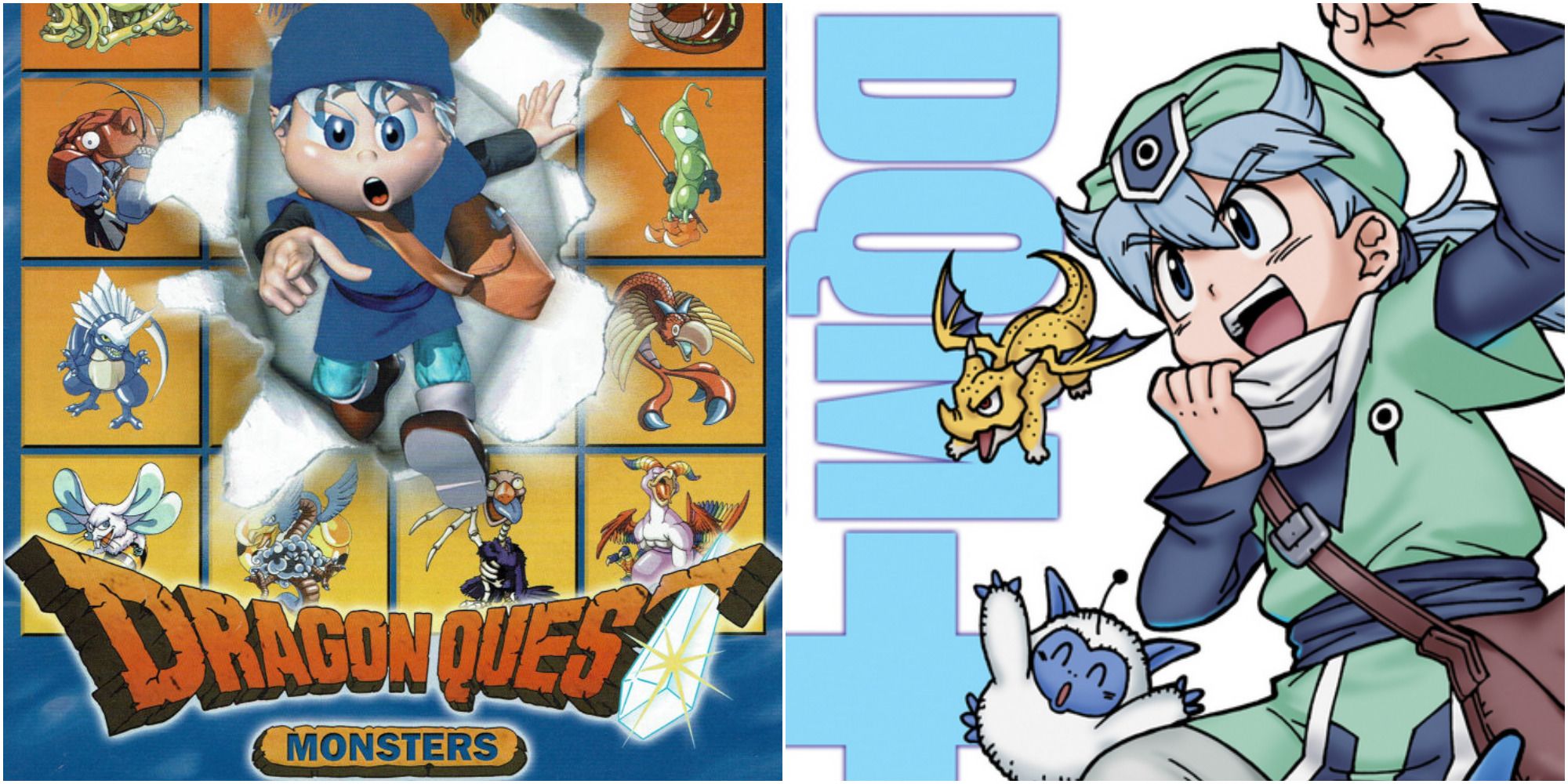 Dragon Quest Monsters German Ad & DQM+ Manga volume 1 cover