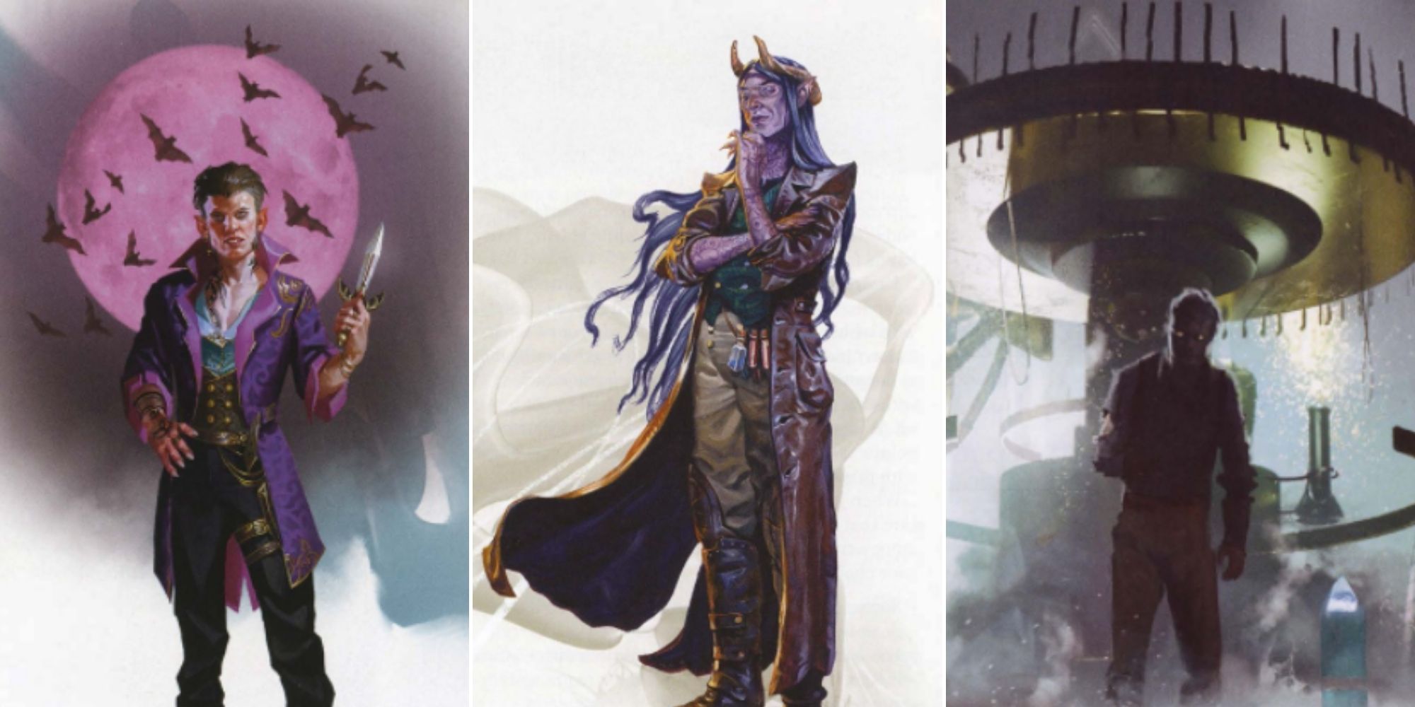 Dungeons and Dragons - Van Richten's Guide To Ravenloft - Dhampir - Hexblood - Reborn - Lineages