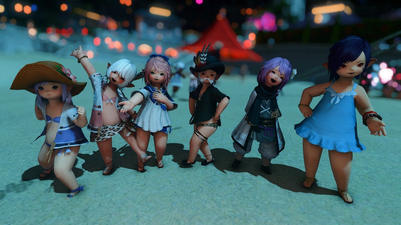 Final Fantasy 14 Nicole Eternalstar Gposer screenshot of friends 3
