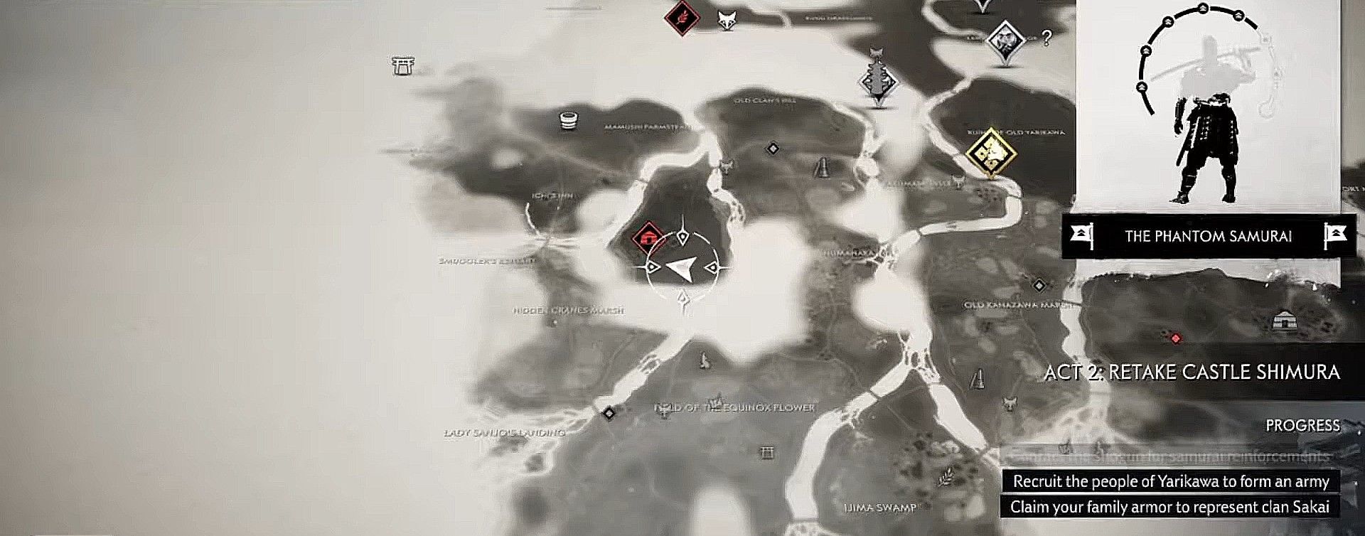 Ghost of Tsushima Fort Imai Record Location