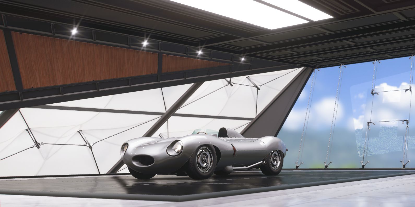 Jaguar D-Type in Forza Horizon 5 in-game garage screenshot
