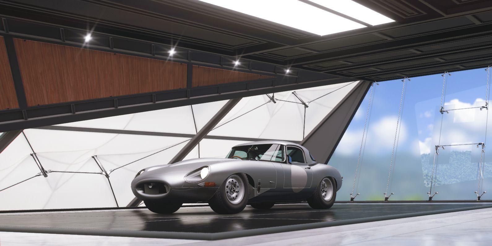 Jaguar Lightweight E-Type in Forza Horizon 5 in-game garage screenshot