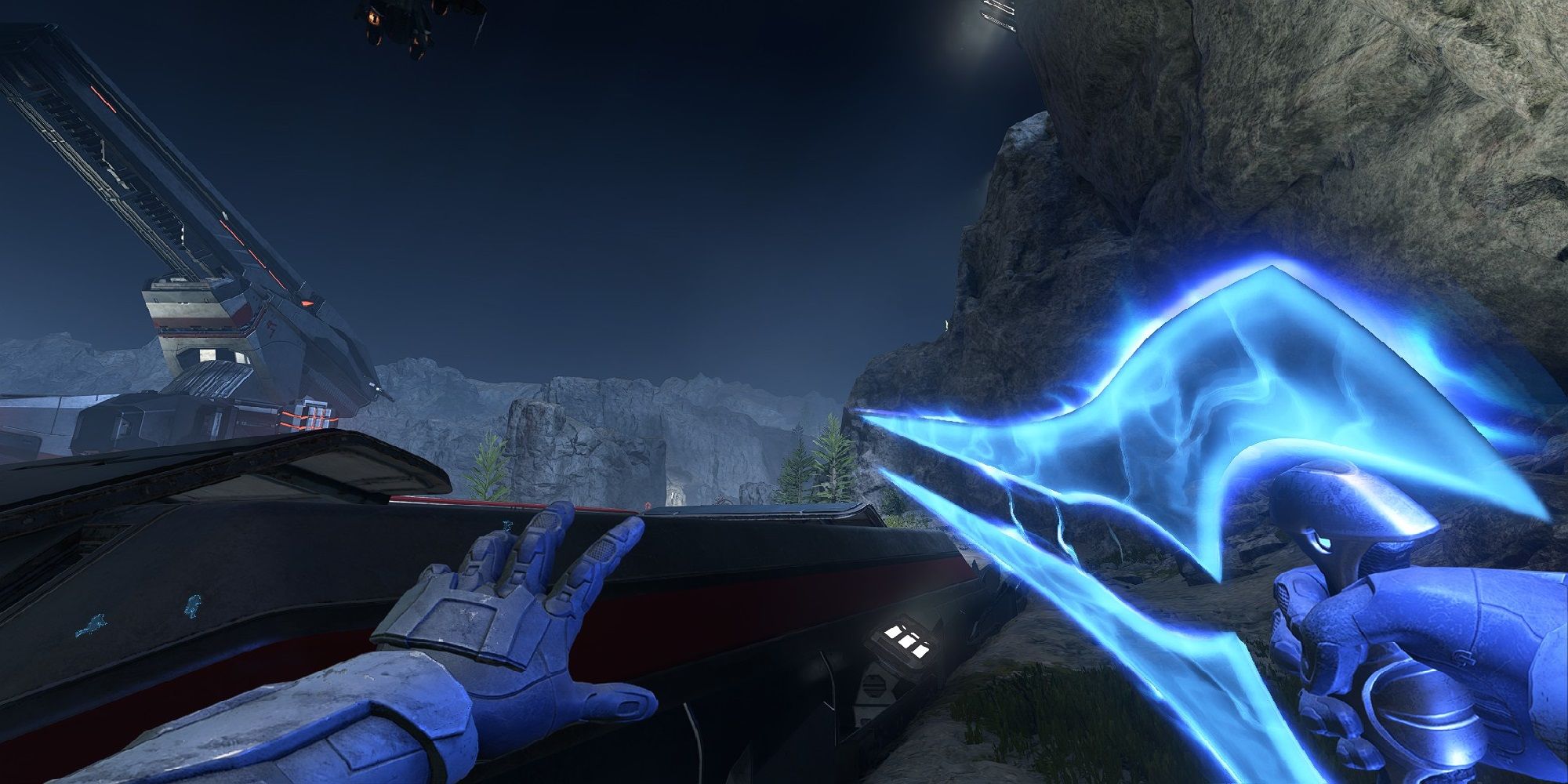 Getting Behind Enemies With An Energy Sword