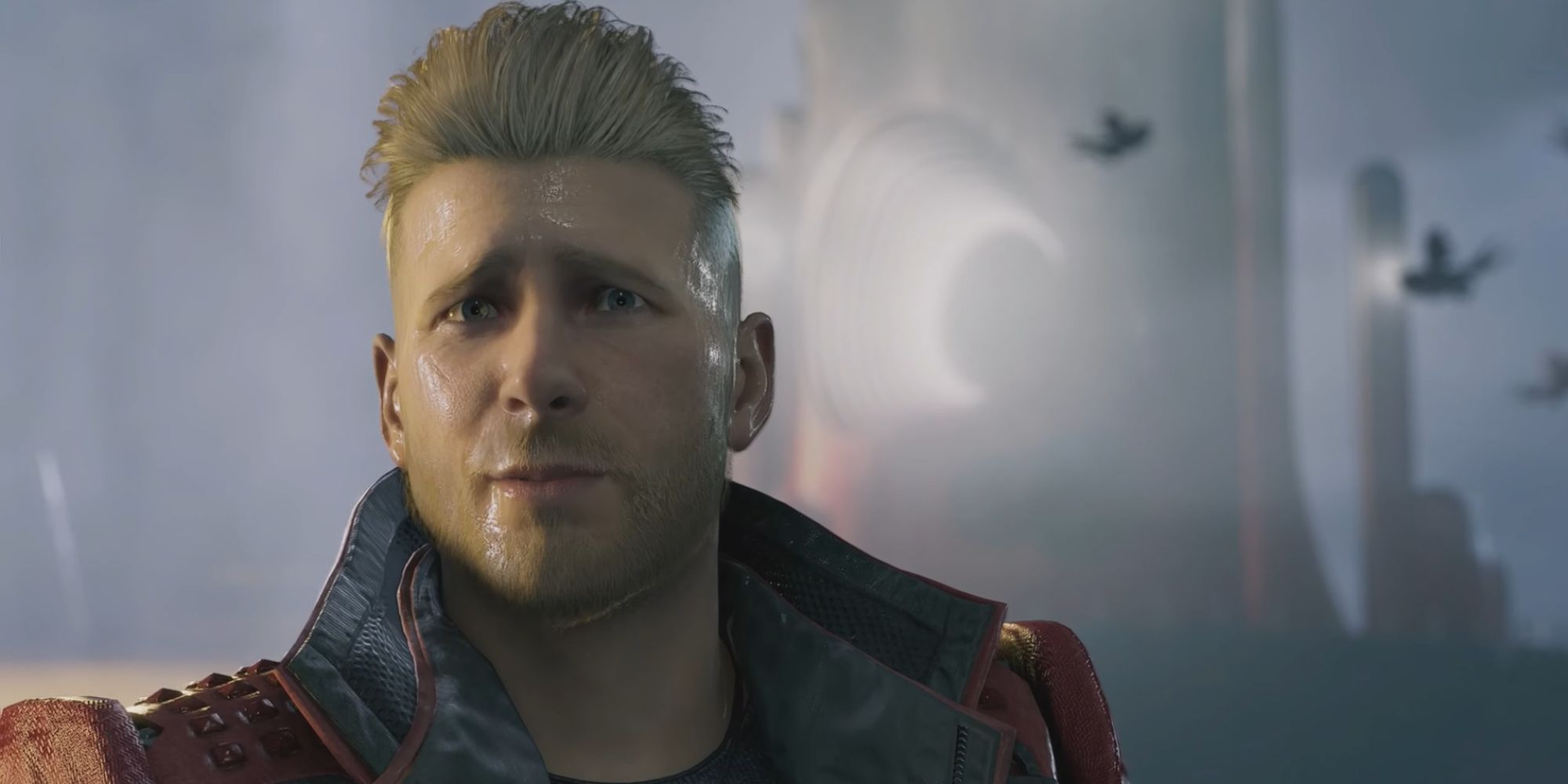 Guardians Of The Galaxy Screenshot Of Peter Quill Face