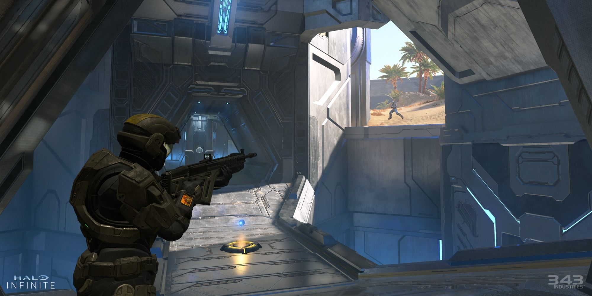 Slayer on the map Behemoth in Halo Infinite