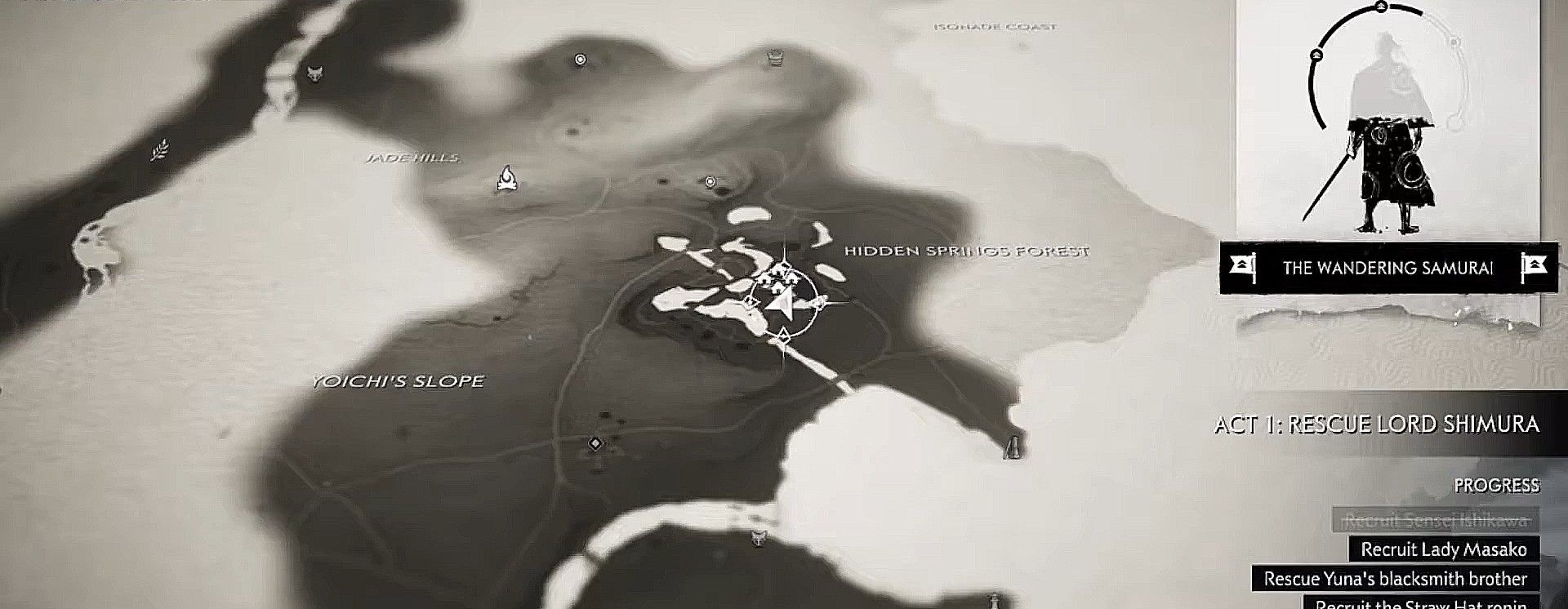 Ghost of Tsushima Hiyoshi Springs Record 2 Location