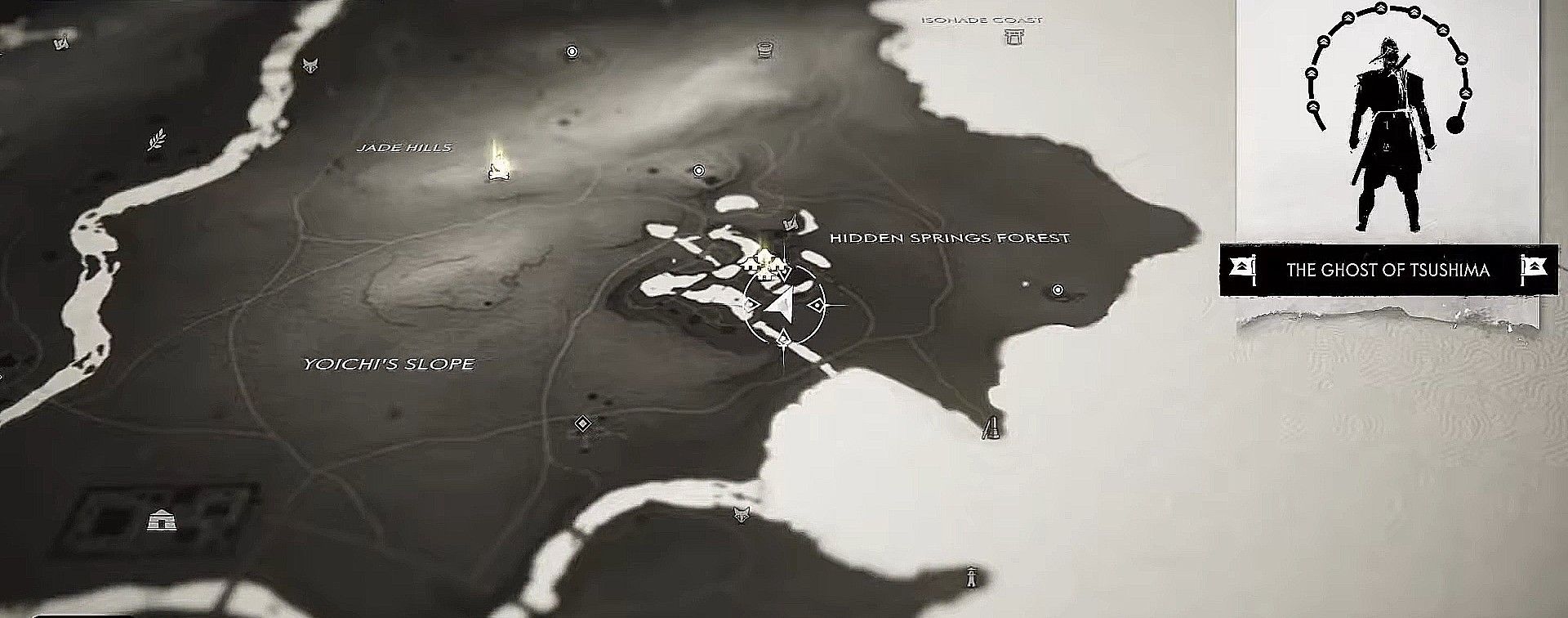 Ghost of Tsushima Hiyoshi Springs Record 3 Location