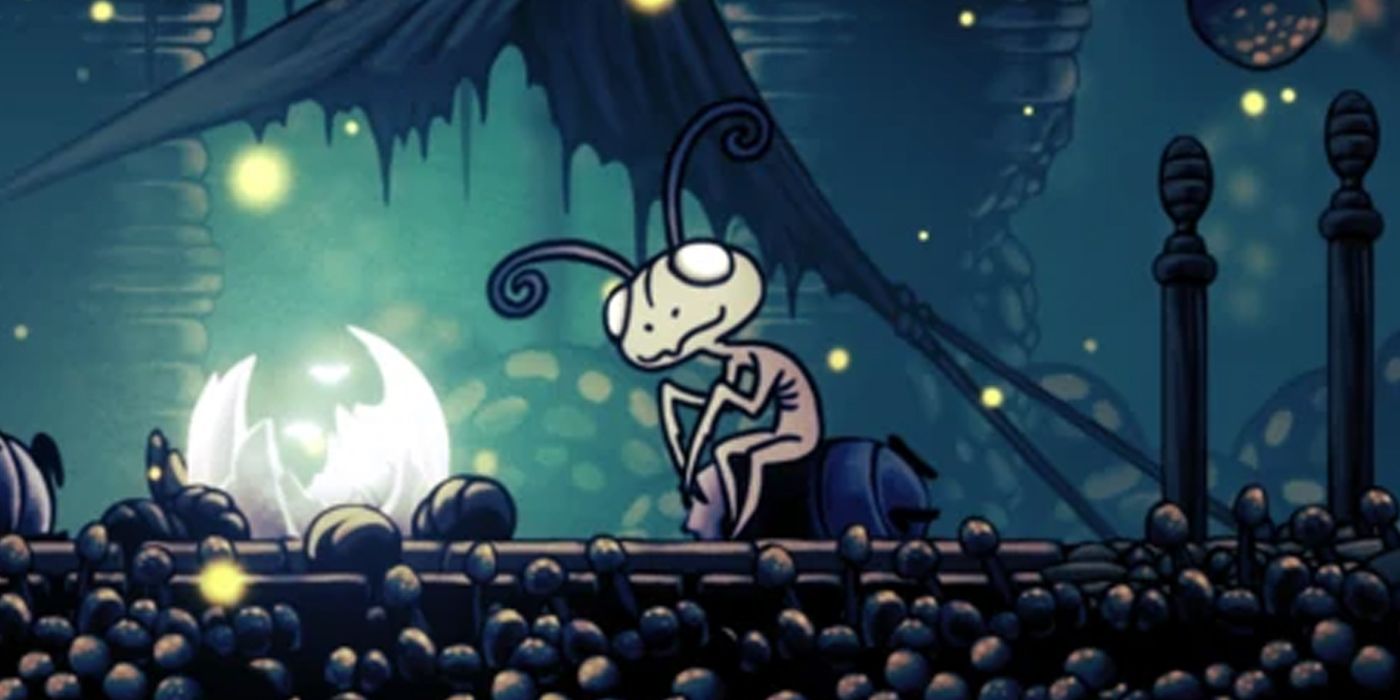 Hollow Knight Creepy NPC 1 leg eater