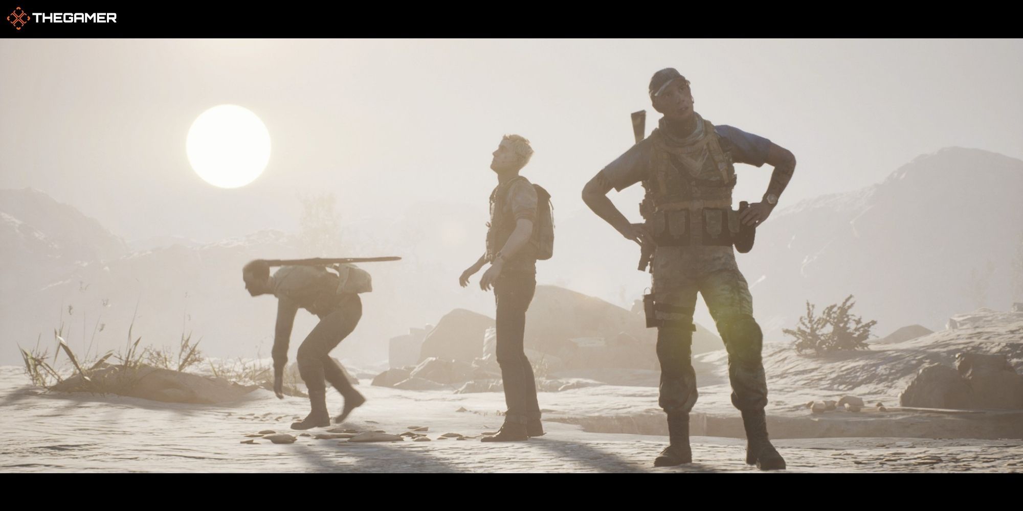 House of Ashes - Daylight - Eric, Jason, and Salim in the sunlight