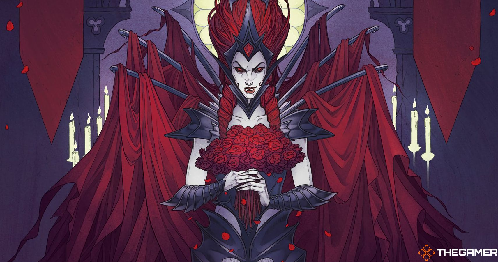 Innistrad Crimson Vow Key Art by Lenka Šimečková