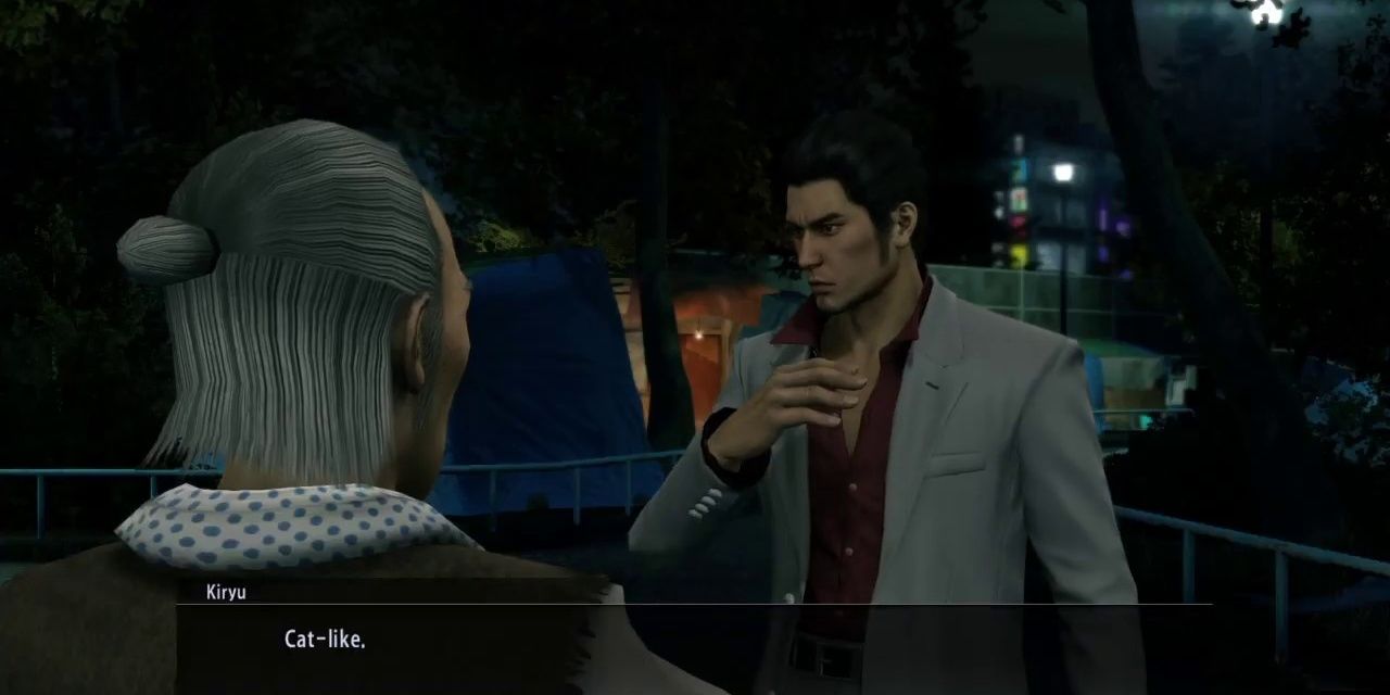Komaki Cat-Like Reflexes in Yakuza Kiwami