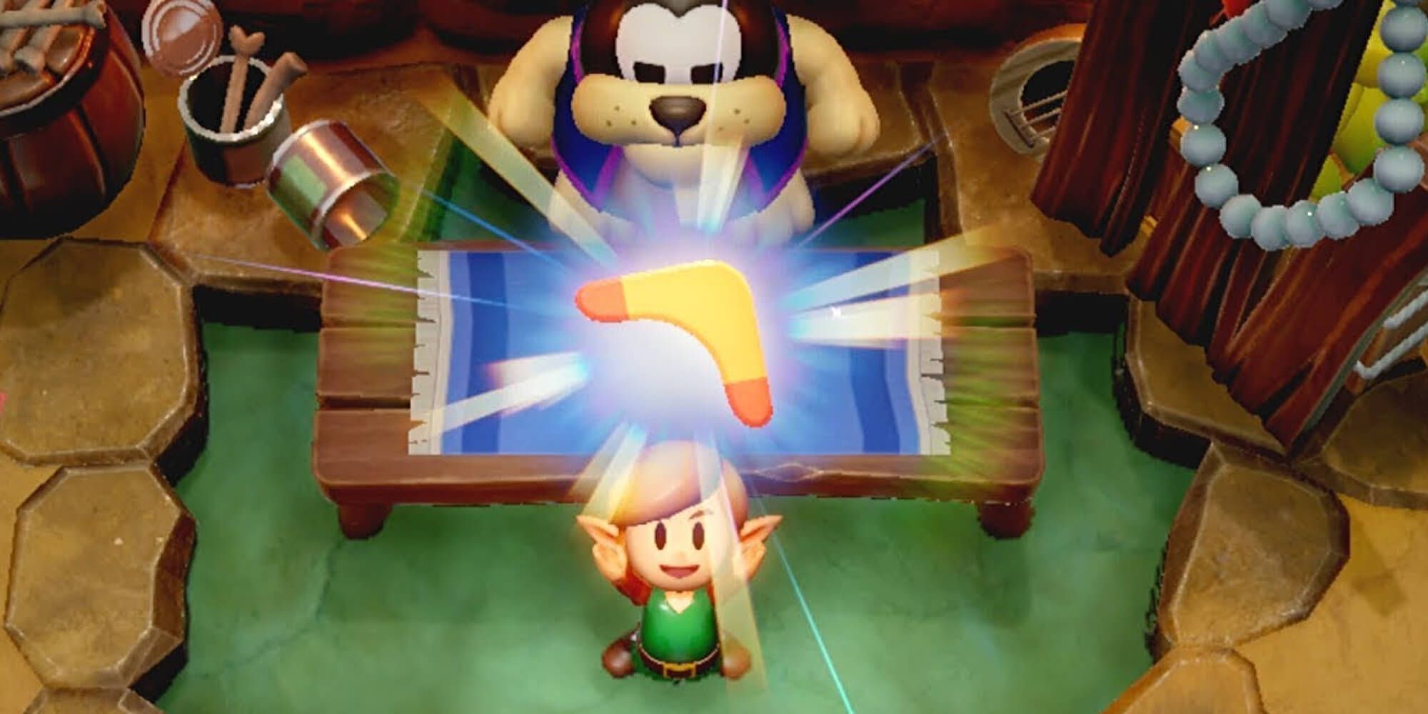 Links Awakens And Gets The Boomerang