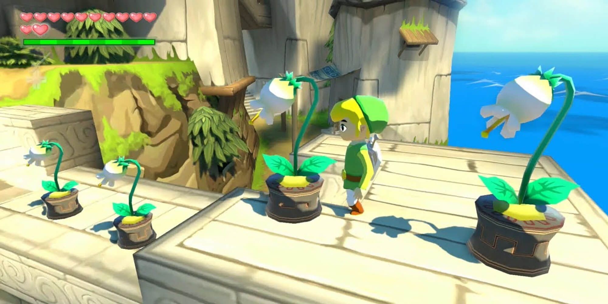 Wind Waker Link Arranging Flowers