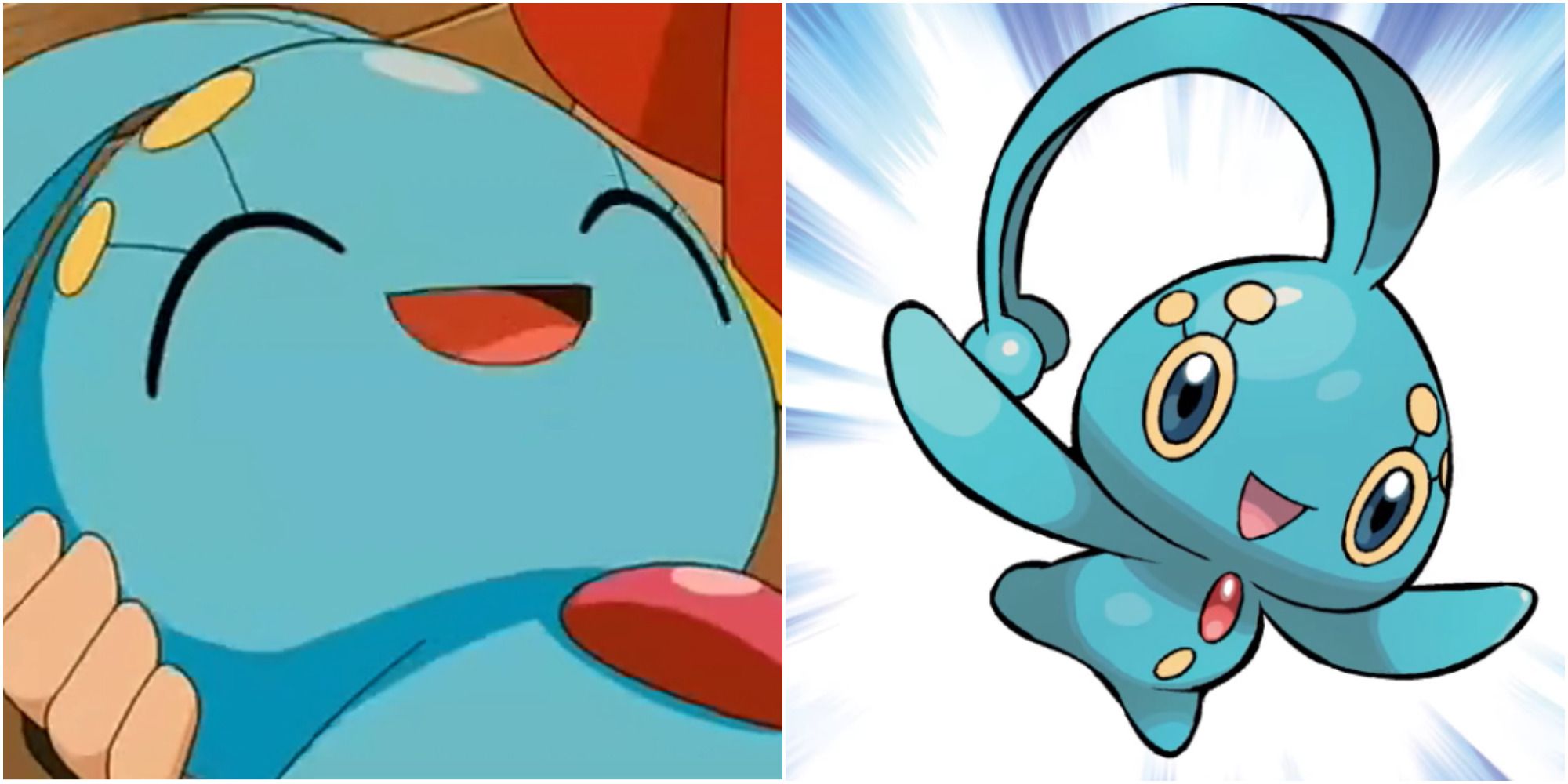 Manaphy Anime Appearance & Official Art