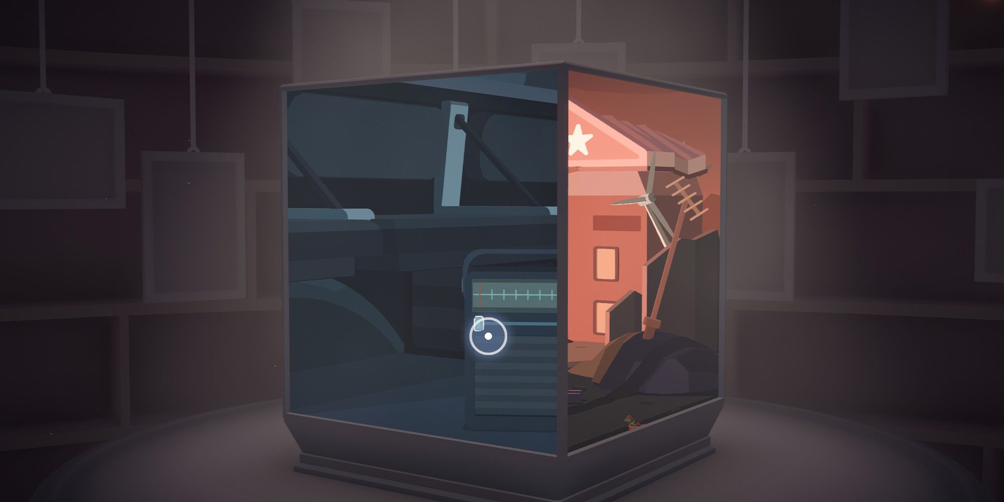Moncage screenshot where two different color schemes are being used 