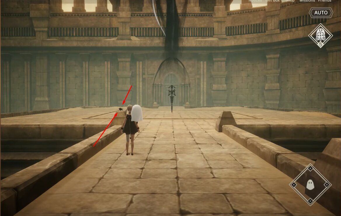 Black Bird Location Nier Reincarnation Chapter 3-3