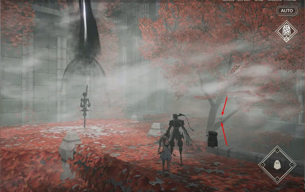 Black Bird Location Nier Reincarnation Chapter 8-2