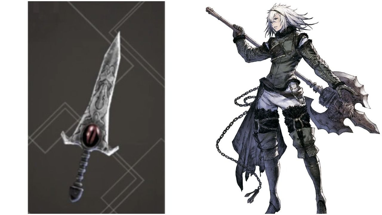 Old Overlord sword Nier Reincarnation 