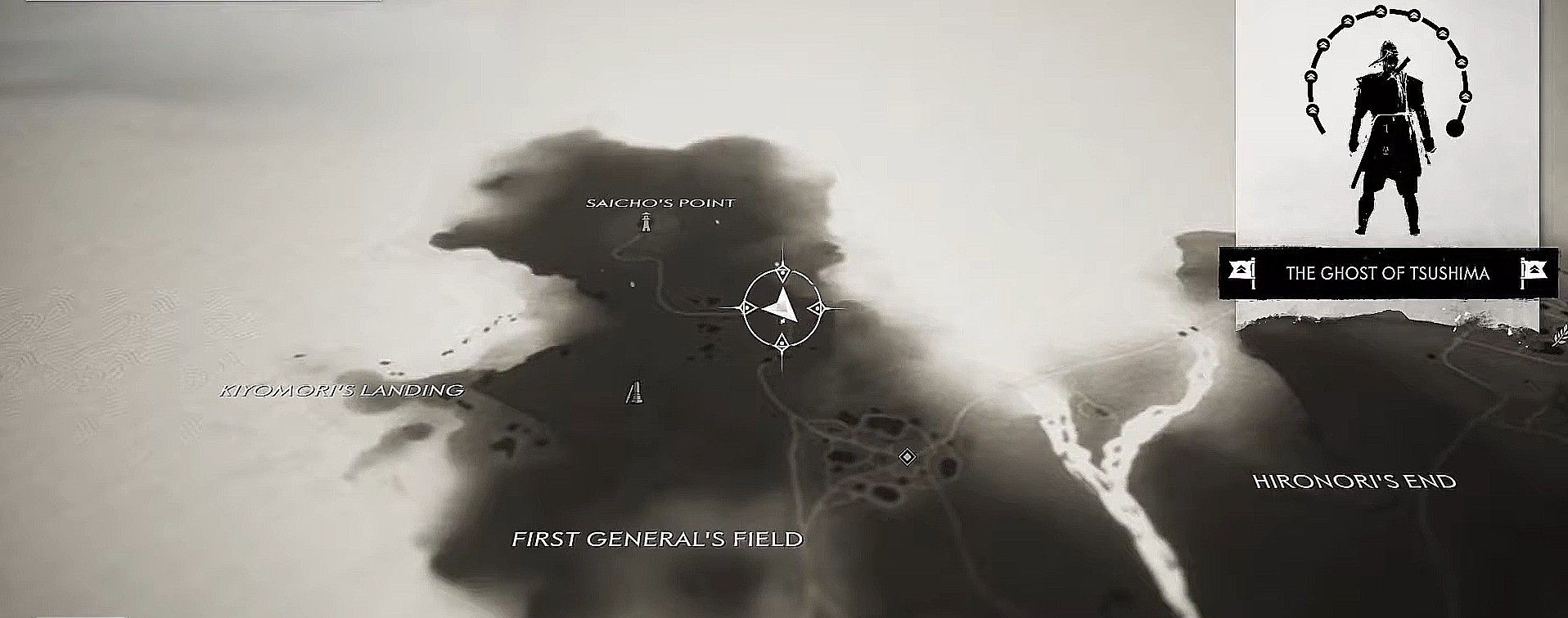 Ghost of Tsushima North of Furuta Village Record location