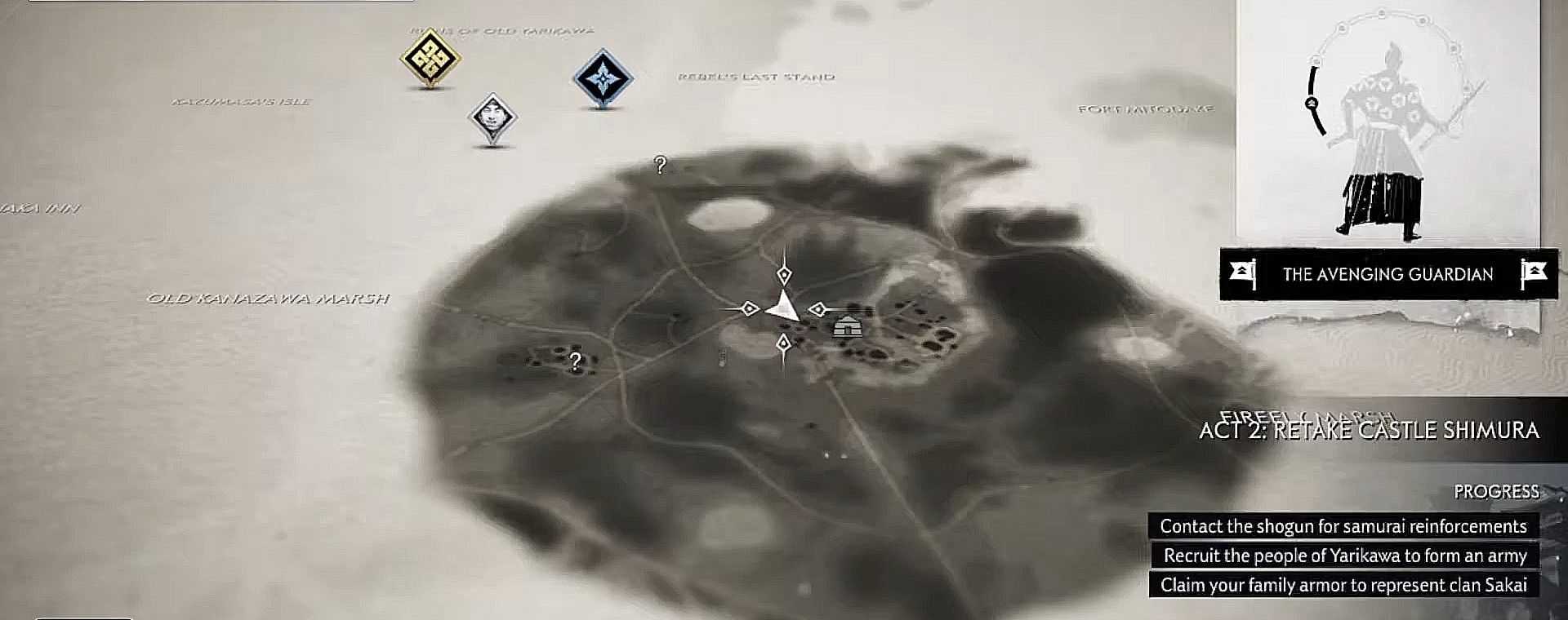Ghost of Tsushima Numata Settlement Record location