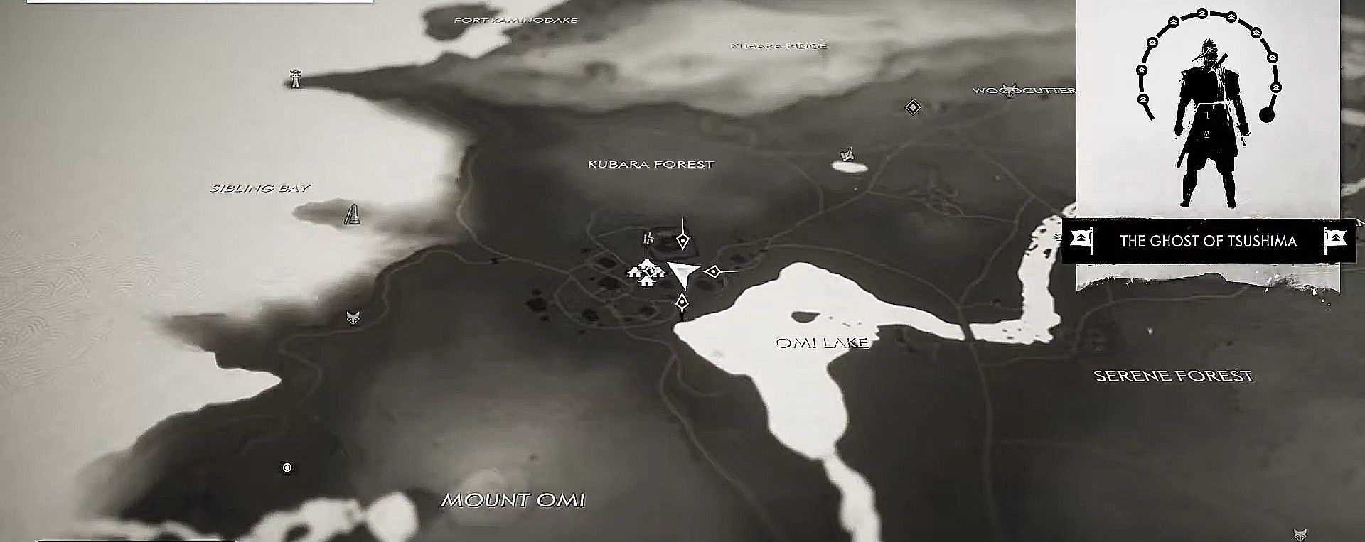 Ghost of Tsushima Omi Village Record Location