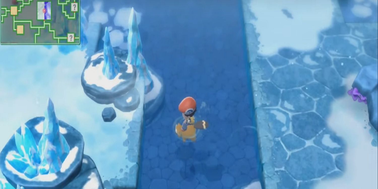 Pokemon BDSP Glacial Cave