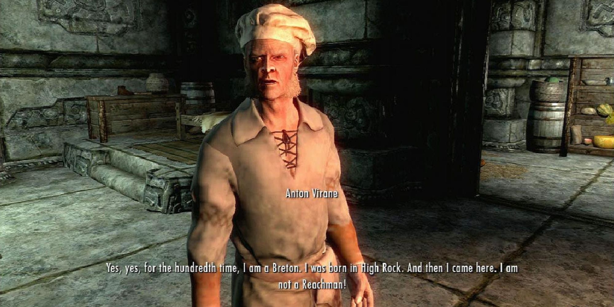 The Gourmet Talking To The Dragonborn