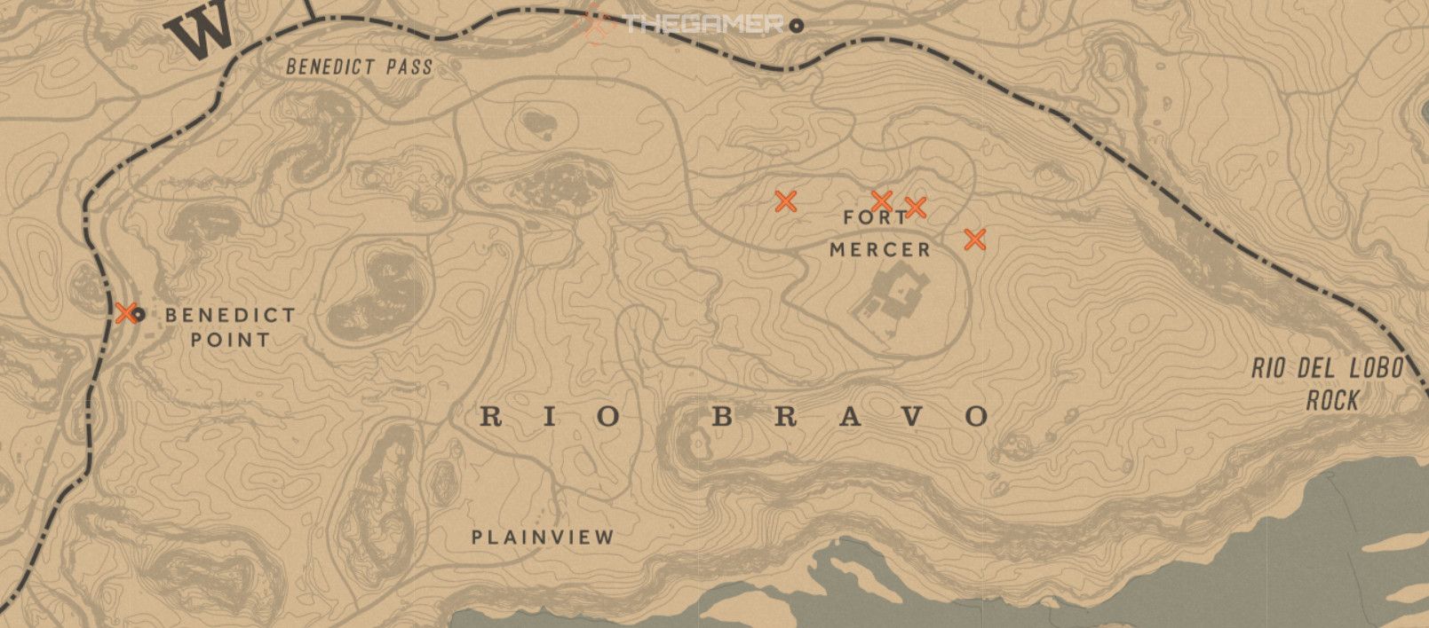 Red Sage map locations Red Dead Redemption 2 Online Rio Bravo New Austin Fort Mercer