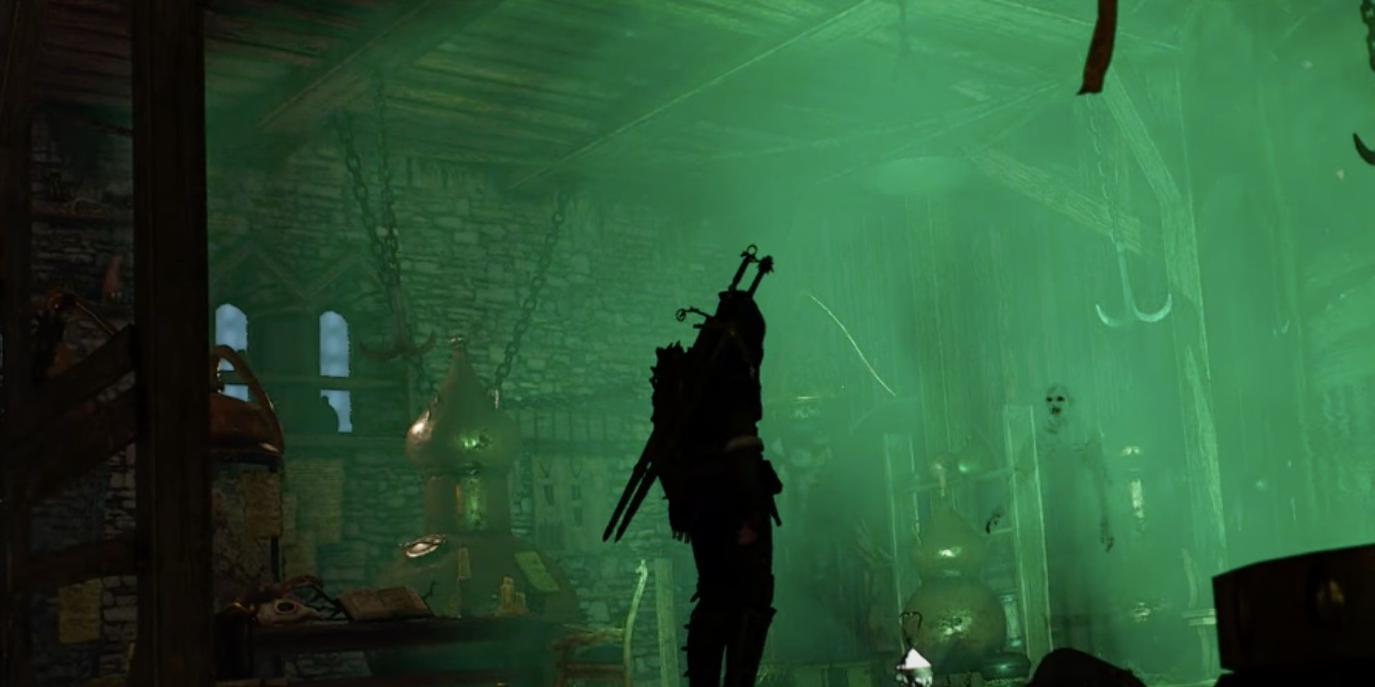 Witcher 3 Geralt speaks to Anabel's ghost at Fyke Isle