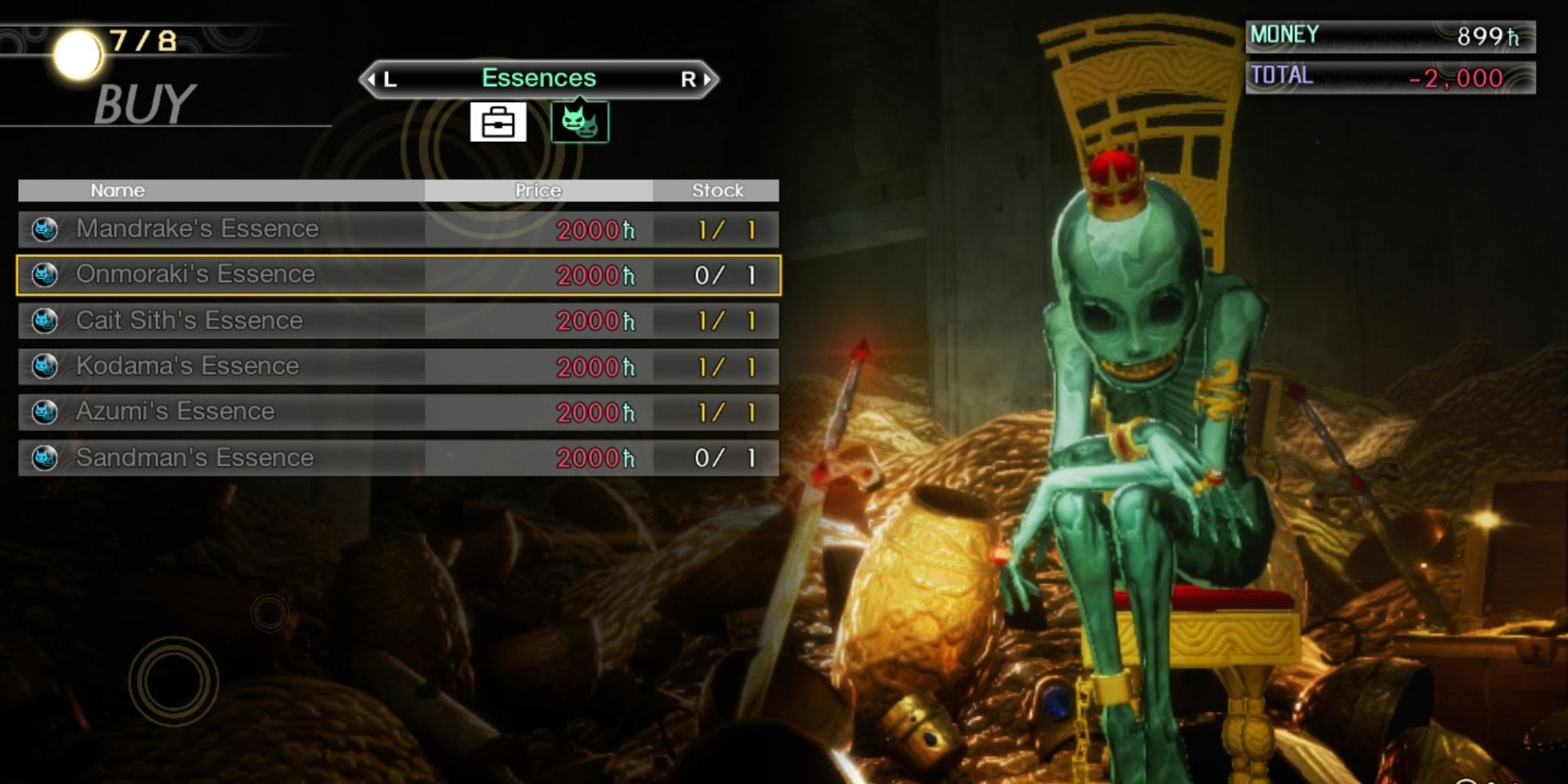 Shin Megami Tensei 5 Essence Buying